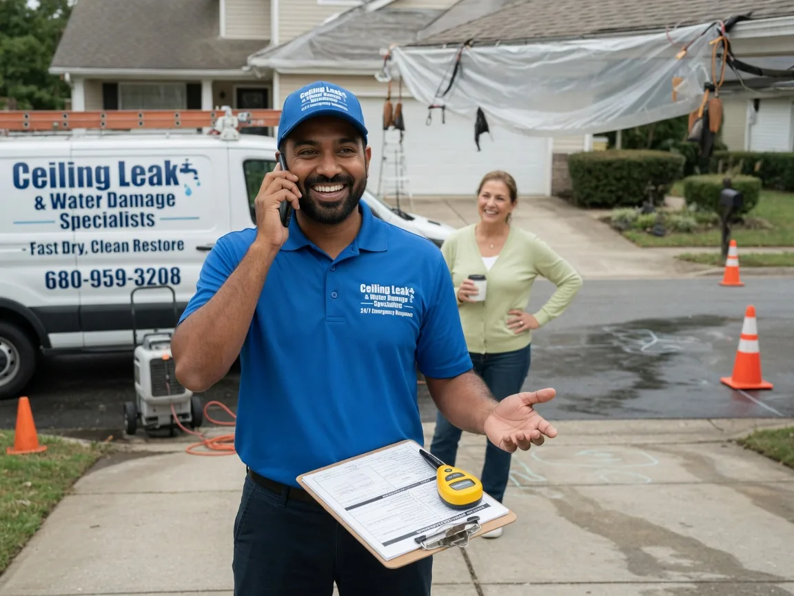 Ceiling Leak Cleanup Tenmile, OR FAQs